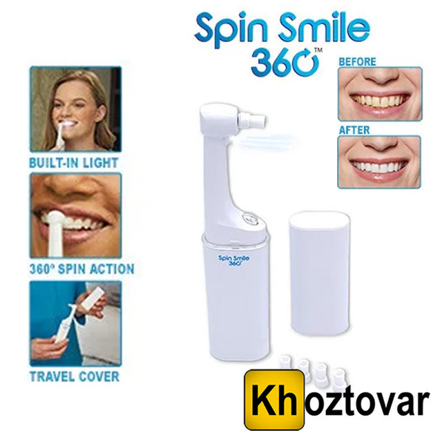 Електрична зубна щітка 993 Spin Smile 360, фото 1