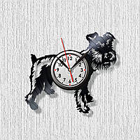 Шнауцер часы Шнауцер настенные часы Шнауцер Часы с собакой Часы Шнауцер Тихий кварцовый механизм