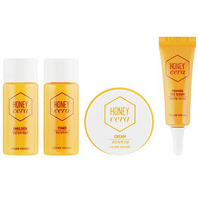 Набір засобів для живлення шкіри обличчя Etude House Honey Cera Skin Care Kit 4 шт (8806199419669)