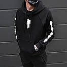 Худі з білим логотипом billie eilish | чорна толстовка біллі айлиш, фото 4