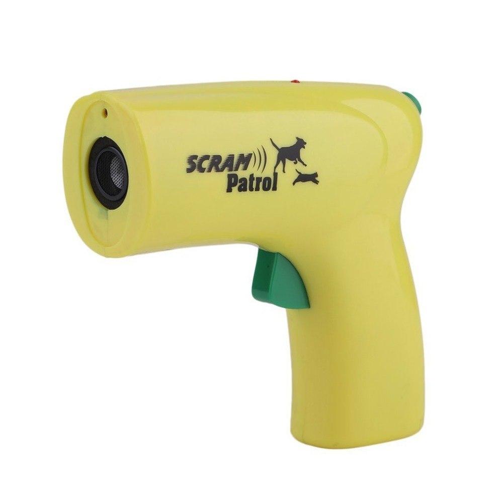 Ультразвуковий відлякувач собак з лазером Scram Patrol 0027 Yellow (2784)