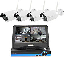Комплект відеоспостереження бездротової Xanon JX-M1004IP WiFi набір на 4 камери (12332)