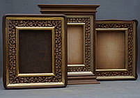 Кіот з різьбленим позолоченим рамою., фото 3