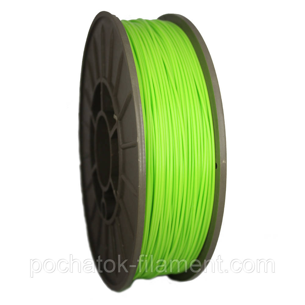 PLA філамент нитка пластик для ЗD друку Pochatok Filament 1,75 мм Яблучно-зелений, фото 1