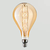 Лампа світлодіодна ( Філаментова ) 28см " TOLEDO AMBER -8 " Horoz 8W E27 (2200K)
