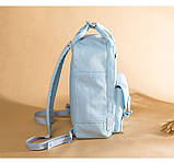 Жіночий рюкзак міський Doughnut Macaroon Pastel блакитний Код 11-1000, фото 5
