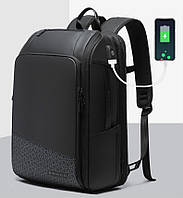 Водонепроникний міський рюкзак Bange з окремим кишенею для ноутбука чорний Код 15-0030