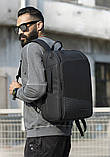 Водонепроникний міський рюкзак Bange з окремим кишенею для ноутбука чорний Код 15-0030, фото 2