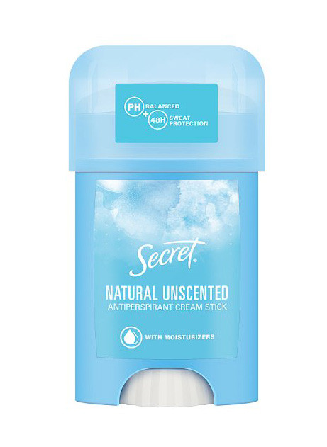 Кремовий антиперспірант Secret Natural (без запаху) 40 мл, фото 1