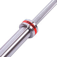 Гриф (l-2,20 м,d-50 мм, г.d-28 мм, 20 кг, навантаження до 450 кг) для штанги Олімпійський професійний для Кросфіта, фото 4