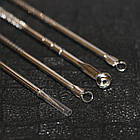 Набір інструментів для чищення особи 4 шт з футляром, фото 4