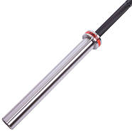 Гриф (l-2,20 м, d-50 мм, гр.d-29мм, 20 кг, навантаження до 680 кг.) штанги Олімпійський професійний для Паверліфтингу, фото 2