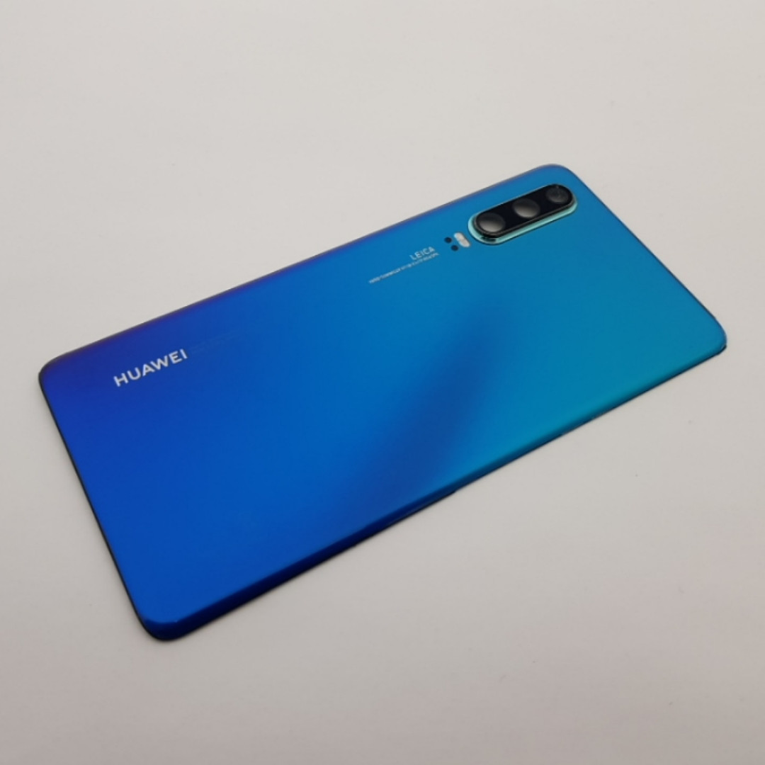 Із дефектом. кришка huawei p30 (ele-l29) aurora сервісний оригінал з розборки