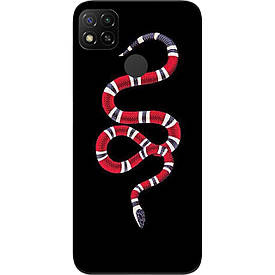 Бампер силіконовий для Xiaomi Redmi 9C з малюнком Змія