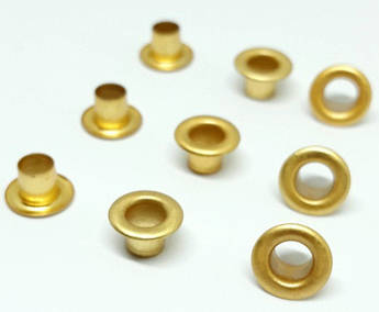 Люверс для взуття 3.5 мм. Канцелярські люверси. Золото (5000 шт/уп)