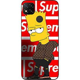 Бампер силіконовий для Xiaomi Redmi 9C з малюнком Барт Сімпсон