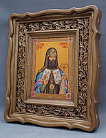 Кіот з різьбленим позолоченим рамою., фото 3