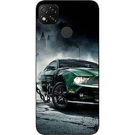 Бампер силіконовий для Xiaomi Redmi 9C з малюнком Мустанг