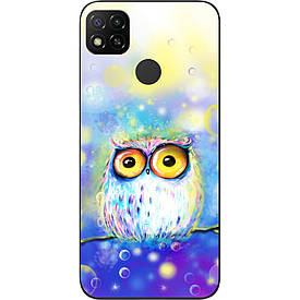 Бампер силіконовий для Xiaomi Redmi 9C з малюнком Сова