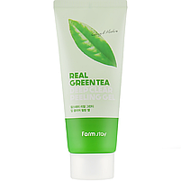 Пілінг-гель для обличчя з екстрактом зеленого чаю Farmstay Real Green Tea Clear Peeling Gel 100 мл, фото 3