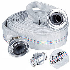 Шланг, рукав пожарный для дренажно-фекального насоса 30 м з конектором