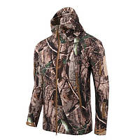 Тактична куртка Soft Shell  Осінній лист,вітровка для чоловіків з кишенями водонепроникна