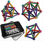 Магнітний конструктор Neocube NEO 63 деталей різнокольоровий розвиваюча іграшка Неокуб, фото 4