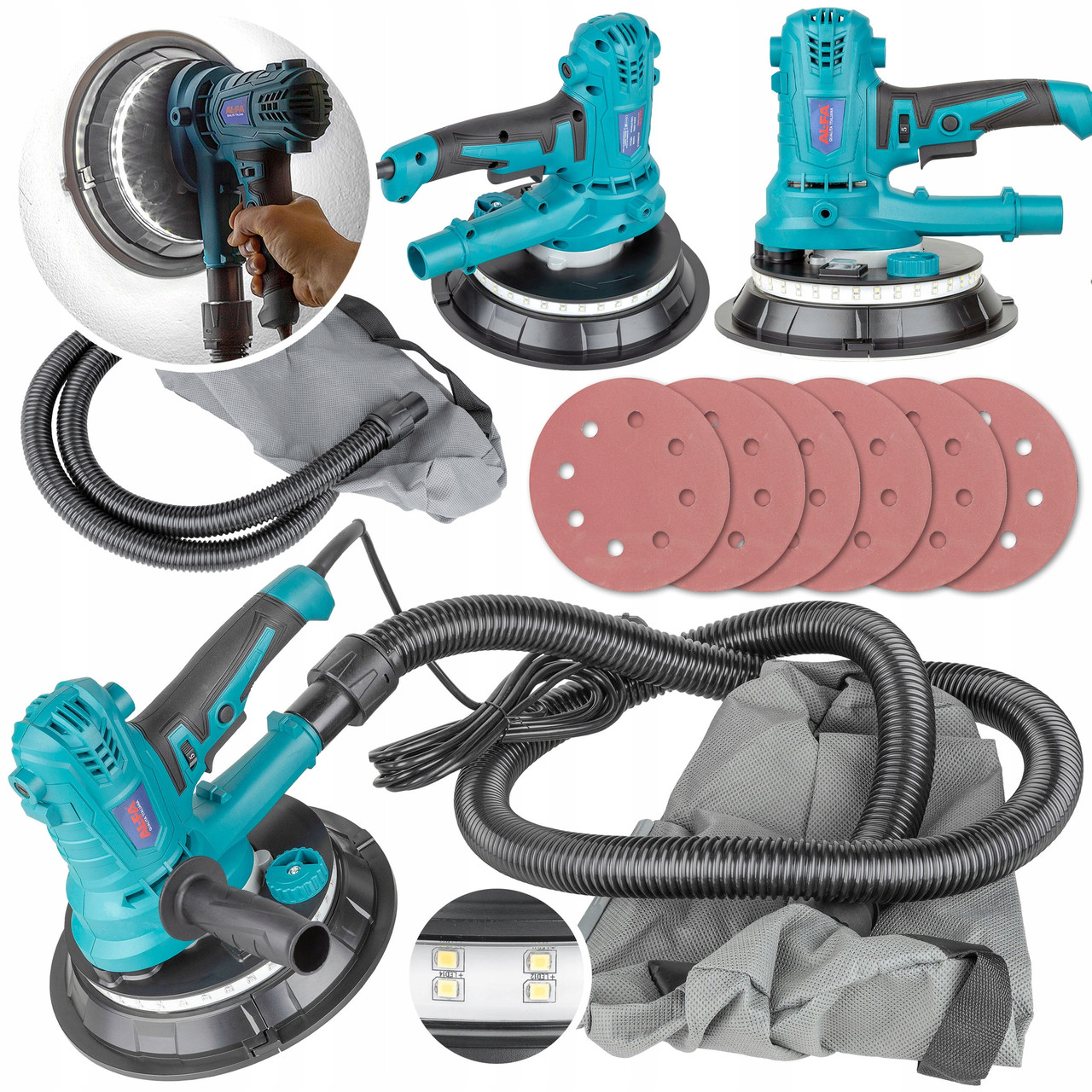 Шліфмашина для стель та стін AL-FA ALDWS15, 1500Вт