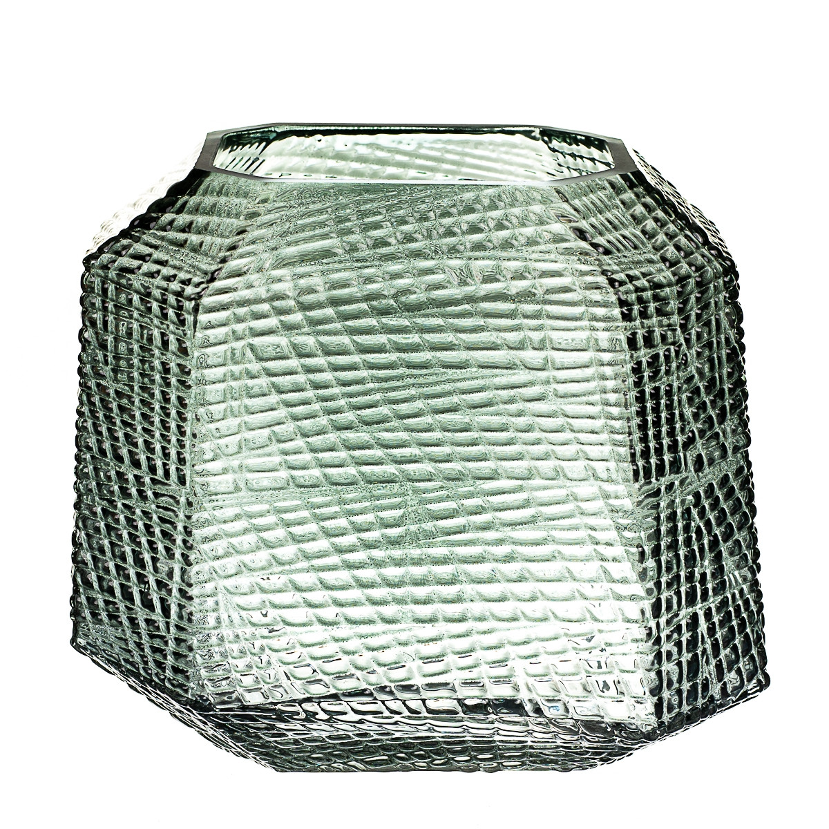 Скляна ваза "Фауна" 28 см