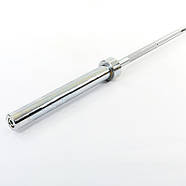 Гриф (l-2,18м. d-50 мм, гр.d-28 мм, веч18 кг) для штанги Олімпійський професійний прямий, фото 4