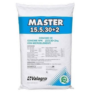 Майстер (Master) NPK 15-5-30+2, 25 кг — мінеральне добриво Valagro, фото 2
