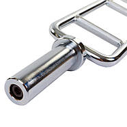 Гриф (l-0,86 м, d-50 мм, вага 10 кг) для штанги Олімпійський з паралельним хватом, фото 3