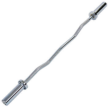 Гриф (l-1,2 м. d-50 мм, гр.d-25 мм,8 кг, без замків) для штанги Олімпійський W-подібний OB-47C