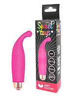 ВІБРОМАССАЖОР L 95 мм D 27 мм, колір яскраво-рожевий