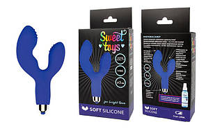 ВІБРОМАССАЖОР L робочої частини 80 мм D 30 мм, колір синій