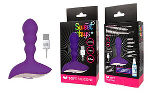 ВІБРОМАССАЖОР L 82 мм D 23x26x31 мм, 10 режимів вібрації, колір фіолетовий