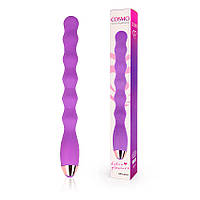 ВІБРОМАССАЖОР L 305 мм D 30 мм, 10 режимів вібрації, колір фіолетовий 
