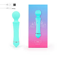 ВІБРОМАССАЖОК "SaSa" 11 режимів вібрації, L 155 мм D 40 мм, колір бірюзовий