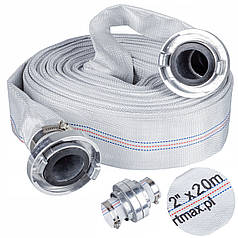 Шланг рукав пожежний для фекальних насосів 20 м з гайками коннекторами