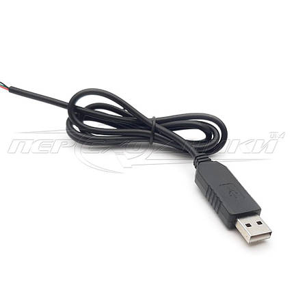 Перетворювач (конвертер) USB — UART PL2303HX з дротом, фото 3