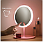 Настільне косметичне дзеркало для макіяжу з led підсвічуванням і вентилятором Beauty Breeze Mirror, фото 4