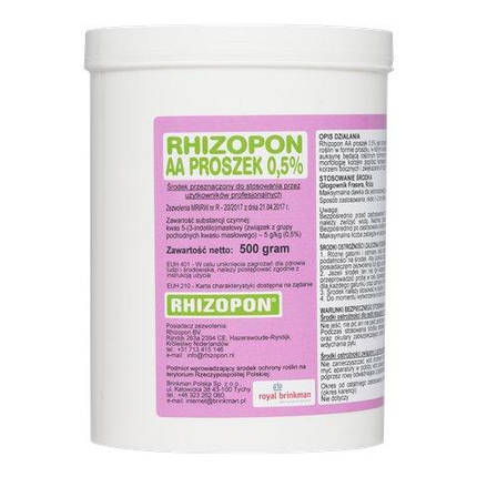 Ризопон рожевий / Rhizopon Powder АА (0,5%) укорінювач, 500 г — кращий укорінювач для рослин Rhizopon BV, фото 2