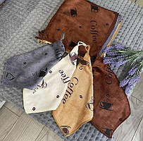 Набір кухонних серветок - рушників мікрофібра 5 шт 30х30 Кави