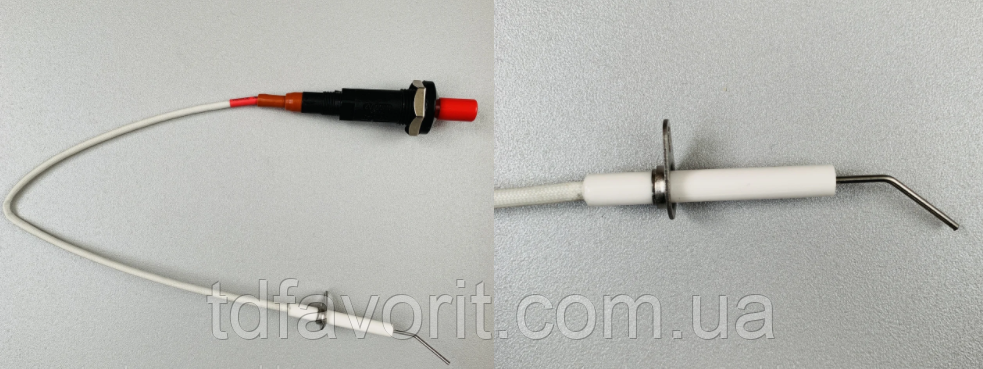 П'єзокнопка з електродом для газової гармати VITALS, фото 1