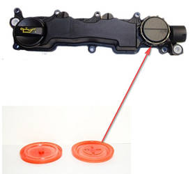 Мембрана клапана вентиляції картерних газів MINI COOPER (R56) 1.6D