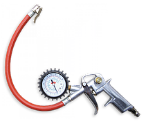 Пістолет для підкачування шин з манометром, 
STG01