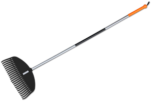 Граблі пластикові 23 зубця, сталевий держак, 
TQ-G23TS