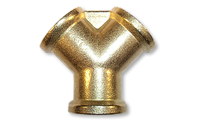 Двійник 3 x РВ 3/8", латунь, SP030