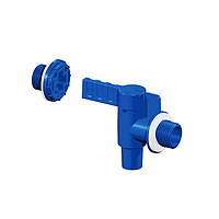 Пластиковый кран с заглушкой и уплотнением 
для канистры, 1/2", KTZA01