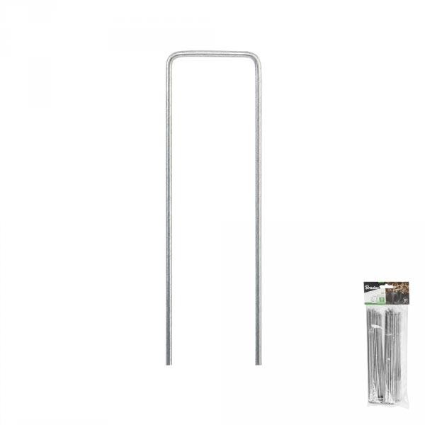 Шпилька "U" металева оцинкована 3/20 см - 20шт., 
ATSMGU1320/20B